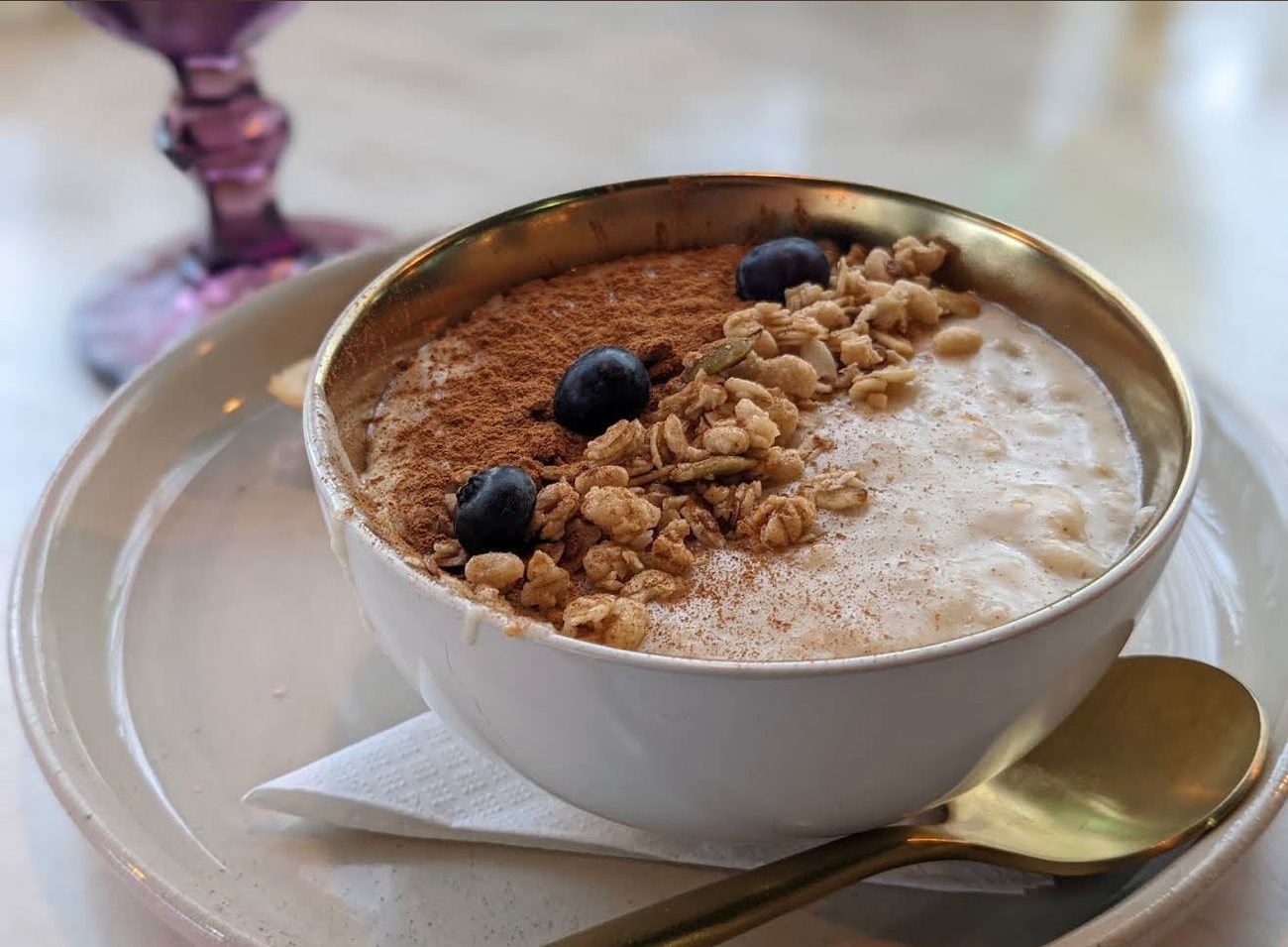 Avena con granola