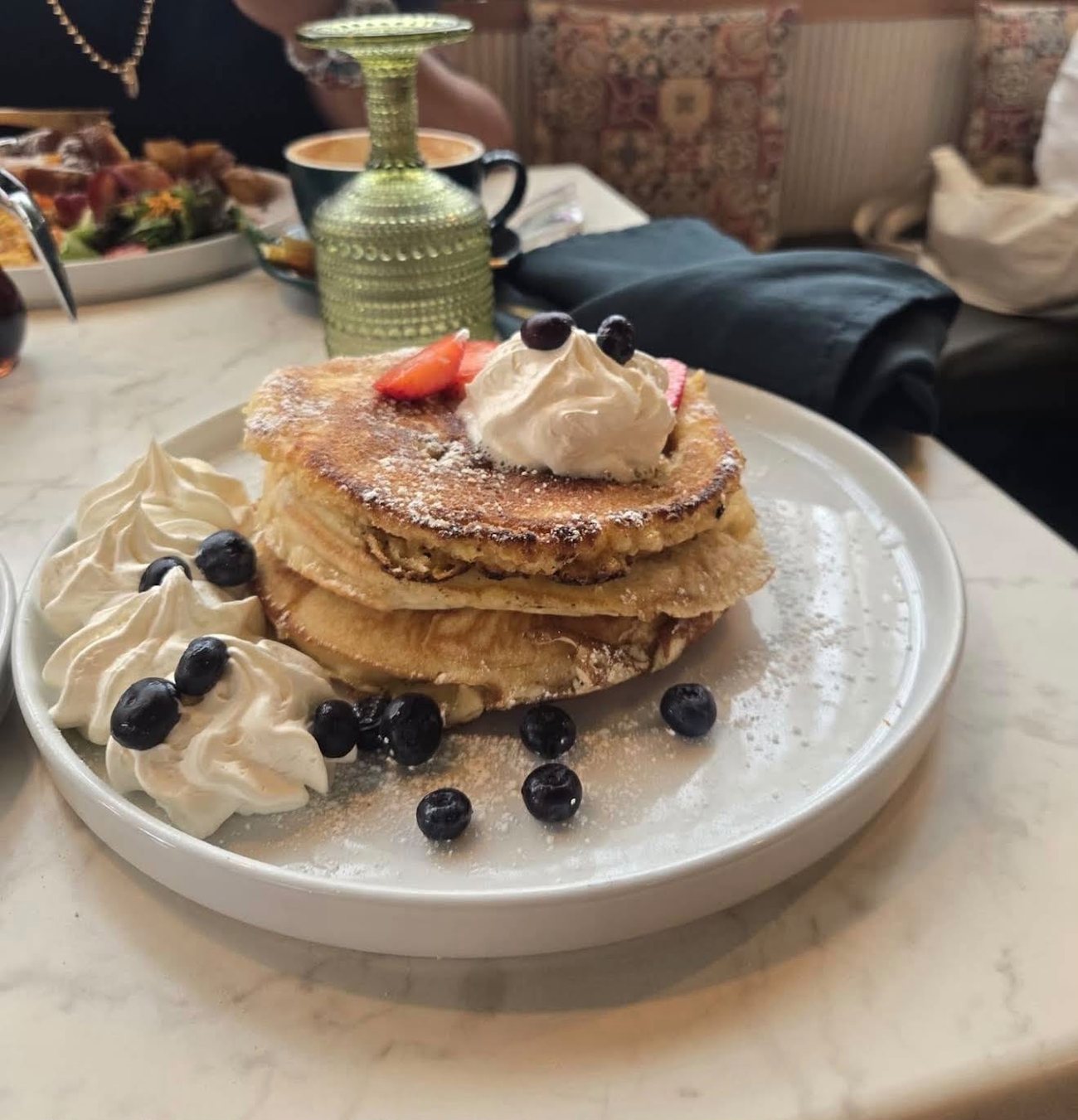 Pancakes del brunch de VERA